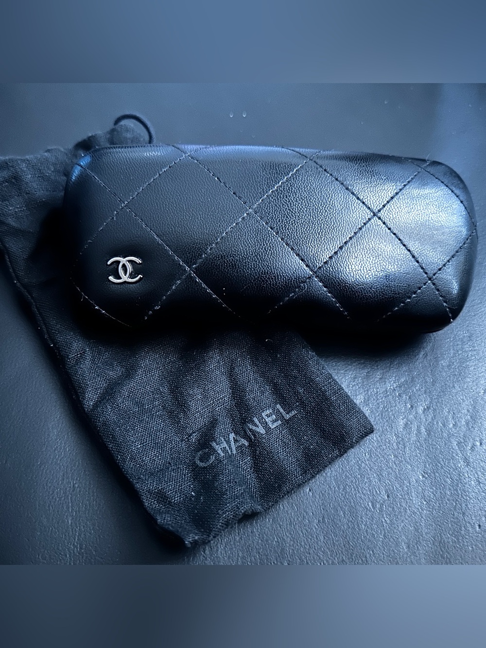 CHANEL Quilted Eyewear Case